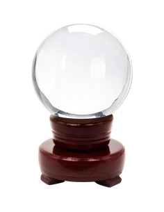 Bola de Cristal Feng Shui 60mm Transparente Decorativa 2
