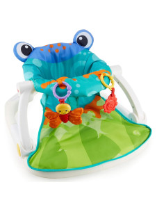 Silla de Piso Portátil Fisher-Price Sit-Me-Up Rana