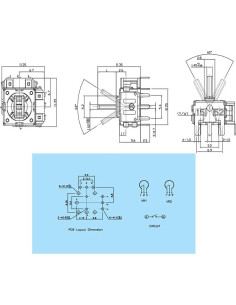 Joystick Pequeño Acxico FJ06K-S con Potenciómetro 10K 2
