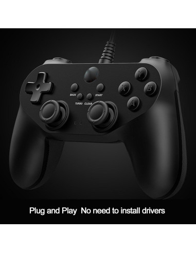 Controlador de Juego ASHATA USB con Cable para PC 360