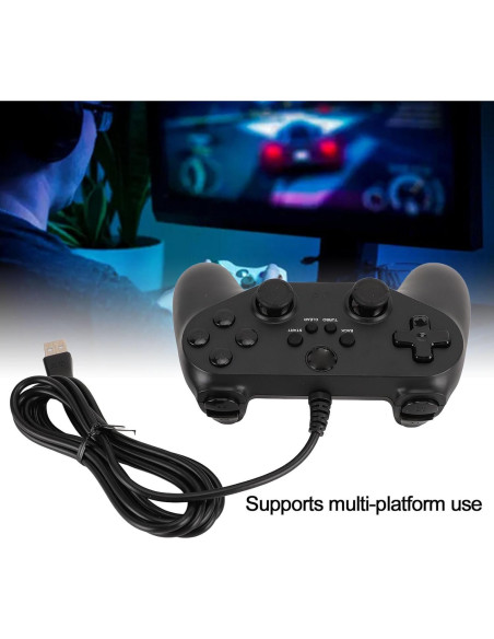 Controlador de Juego ASHATA USB con Cable para PC 360 Controlador de Juego ASHATA USB con Cable para PC 360