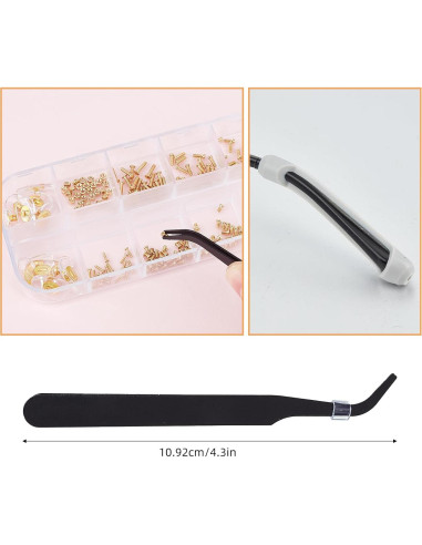 Kit de Reparación de Gafas Niceneeded con Tornillos y Destornillador