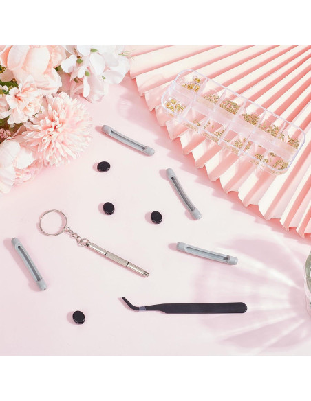 Kit de Reparación de Gafas Niceneeded con Tornillos y Destornillador