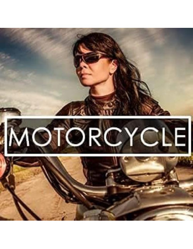 Gafas de Seguridad Bikershades con Espuma Acolchada UV400