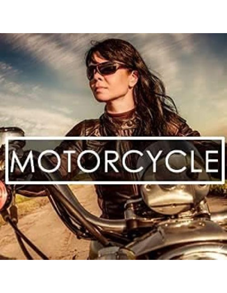 Gafas de Seguridad Bikershades con Espuma Acolchada UV400