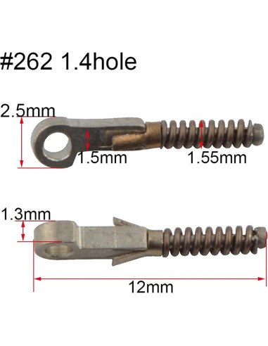 100 Piezas Bisagras de Metal para Gafas ALEYHA - Reemplazo