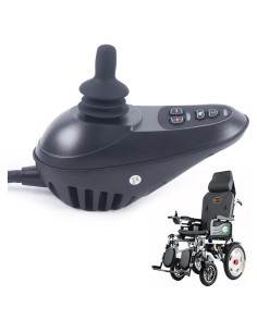 Controlador Joystick Eléctrico PIAOCAIYIN IPX5 para Silla de Ruedas