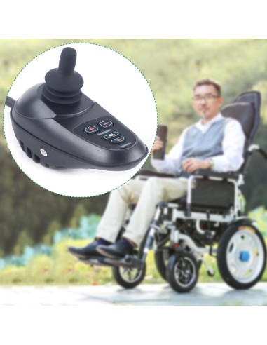 Controlador Joystick Eléctrico PIAOCAIYIN IPX5 para Silla de Ruedas