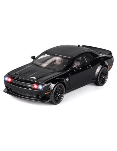 Coche de Juguete Hellcat OANMYJJO 15.8x7.1 cm con Luz y Sonido