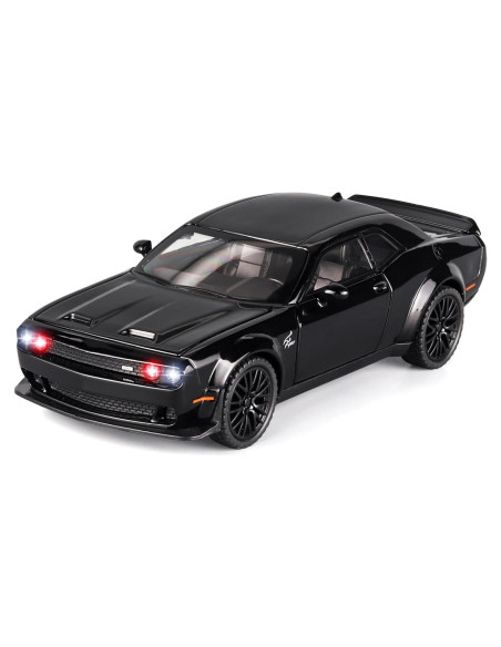 Coche de Juguete Hellcat OANMYJJO 15.8x7.1 cm con Luz y Sonido