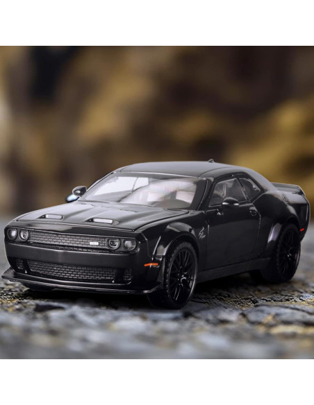 Coche de Juguete Hellcat OANMYJJO 15.8x7.1 cm con Luz y Sonido