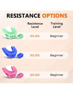 Ejercitador de Mandíbula Azrra 6 Piezas Silicona 2