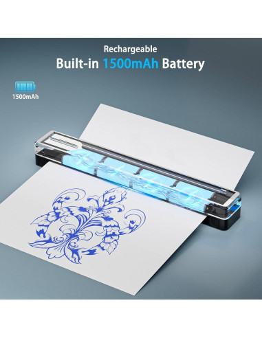 Impresora de Tatuajes Yanxio C80 Portátil Bluetooth 0.54 kg