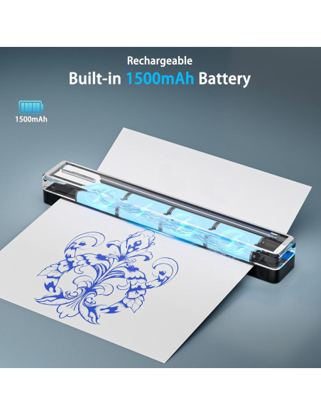 Impresora de Tatuajes Yanxio C80 Portátil Bluetooth 0.54 kg