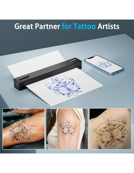 Impresora de Tatuajes Yanxio C80 Portátil Bluetooth 0.54 kg
