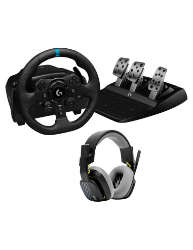 Volante y Pedales Logitech G923 + Auriculares ASTRO A10