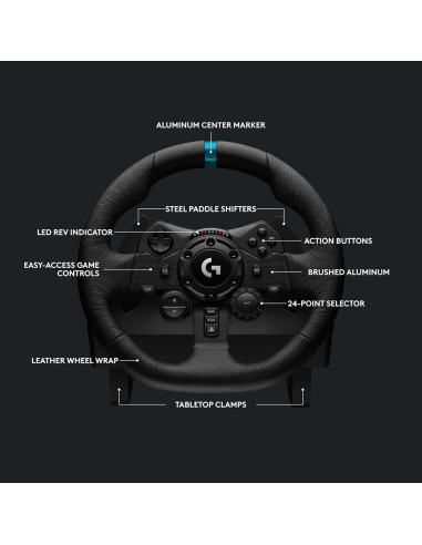 Volante y Pedales Logitech G923 + Auriculares ASTRO A10