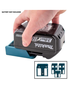 Soporte de Batería StealthMounts 6 Piezas para Makita 18V 2