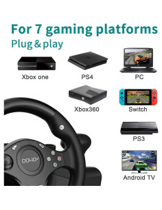 Volante DOYO R270 con Pedales para Xbox y PC - 270 2