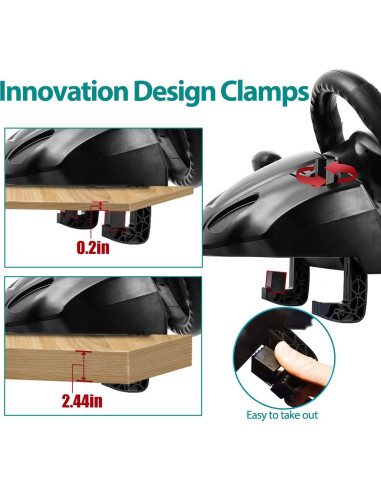 Volante DOYO R270 con Pedales para Xbox y PC - 270