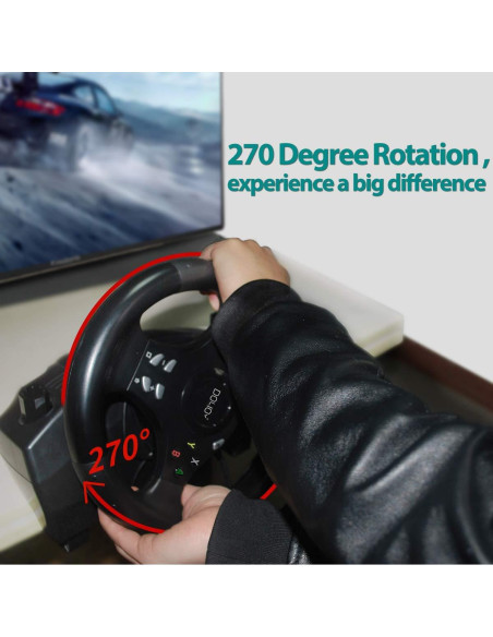 Volante DOYO R270 con Pedales para Xbox y PC - 270