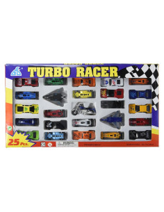 Conjunto de Juguetes de Vehículos Rhode Island Novelty 25 Piezas