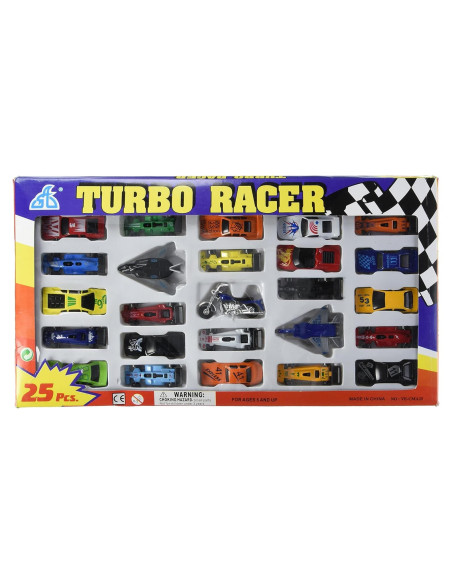 Conjunto de Juguetes de Vehículos Rhode Island Novelty 25 Piezas