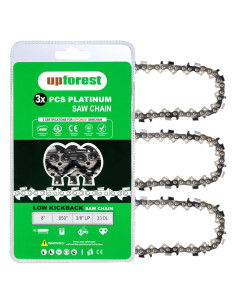 Cadena de sierra de poste 8" 3PC para Kobalt y Sun Joe
