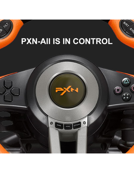 Volante de Simulación PXN V3 PRO con Pedales 180