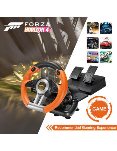 Volante de Simulación PXN V3 PRO con Pedales 180