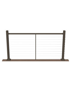 Barandilla de Cable Deckorators 1.83 m Bronce Texturizado