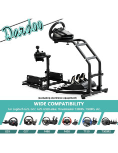 Cockpit Simulador de Carreras Dardoo Soporte Ajustable 2