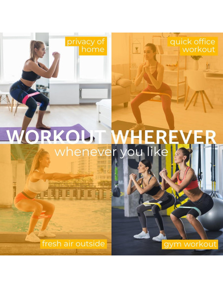 Juego de 5 Bandas de Resistencia Insonder - Fitness y Terapia