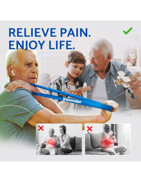Juego de 5 Bandas de Resistencia Insonder - Fitness y Terapia