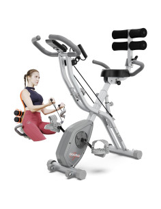 Bicicleta de Ejercicio Plegable Birdfeel 5-en-1 Resistencia Magnética