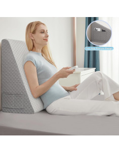 Cojín Wedge Forias 61x61x30 cm Espuma Viscoelástica 2