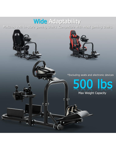 Cockpit PRO Simulador de Carreras Anman Ajustable 82.77x57.43cm