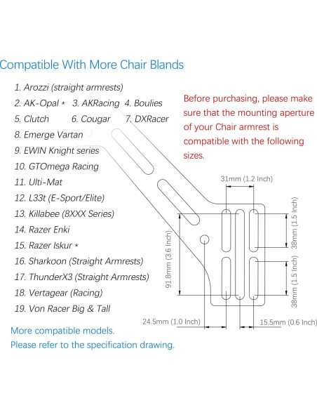 Soporte de Silla para Joystick EG STARTS Hotas 4,22 kg
