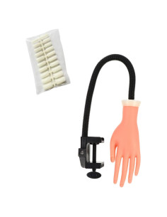 Mano Prostética de Silicona FOMIYES para Práctica de Uñas