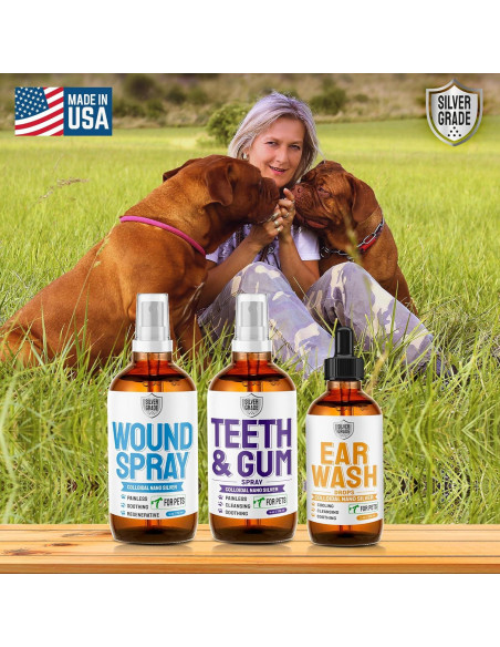 Spray para Heridas Silver Grade 113.4g - Cuidado para Mascotas