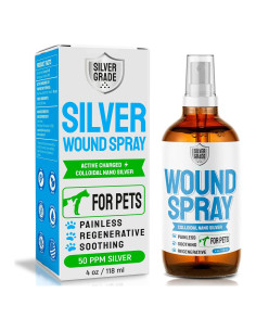 Spray para Heridas Silver Grade 113.4g - Cuidado para Mascotas
