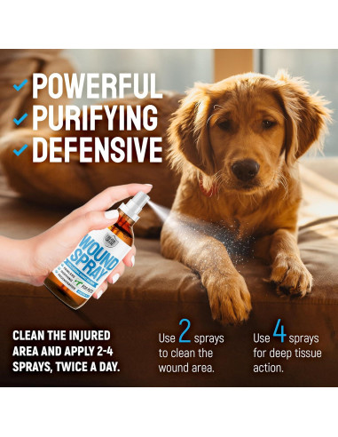 Spray para Heridas Silver Grade 113.4g - Cuidado para Mascotas