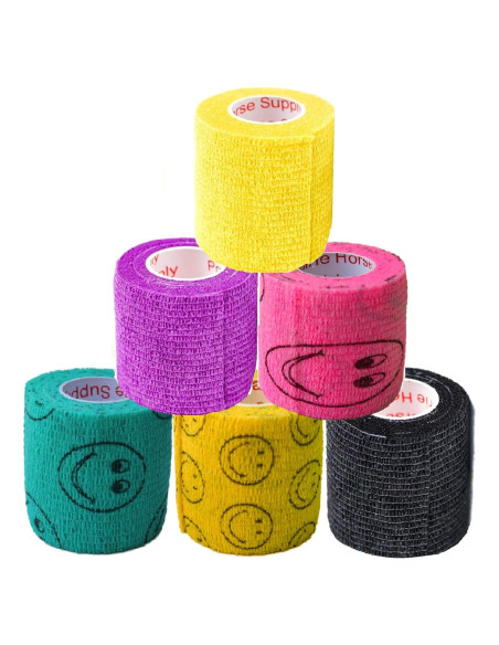 Venda Médica Autoadhesiva 5,08 cm Prairie Horse Supply - 6 Rollos