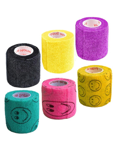 Venda Médica Autoadhesiva 5,08 cm Prairie Horse Supply - 6 Rollos