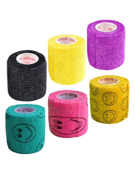 Venda Médica Autoadhesiva 5,08 cm Prairie Horse Supply - 6 Rollos