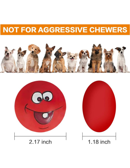 Juguete para Perros Xinyun 5PCS Goma Chirriante 5.49cm