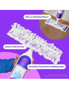 Recarga Swiffer Power Mop 5 Almohadillas + 1 Solución 748ml 2