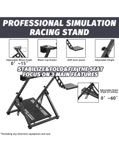 Soporte Plegable para Simulador Hottoby G29 G920 G923 Ajustable 2