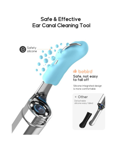 Limpiador de Cera de Oídos Bebird C3 con Cámara 1080p
