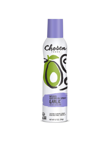 Spray de Aceite de Aguacate Infundido con Ajo Chosen Foods 133g